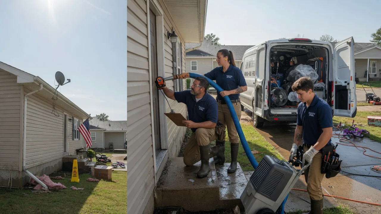 Ceiling Water Damage Restoration in Benton, MO near me